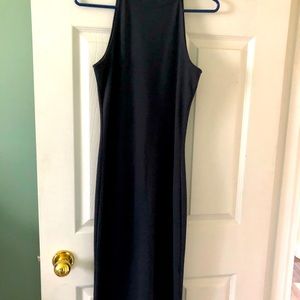 High neck body fitting dress
